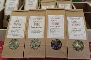 4 sachets de tisanes différents de Fourmill'herbe