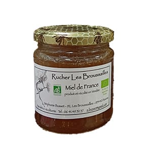 Miel de saison vendéen artisanal du rucher des broussailles