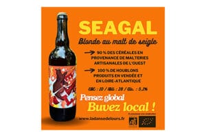 Bière blonde Seagal au malt de seigle Brasserie La Dance de l'ours