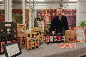 Stand marché de Noël St-Michel-en-L'Herm